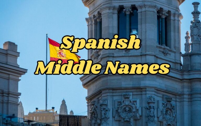 Middle Names For Boys Spain